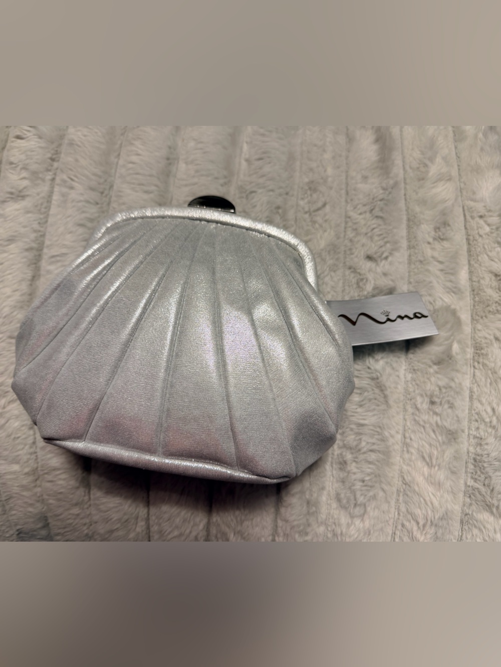Nina Billow Art Deco Frame Clutch Shell Mini Bag